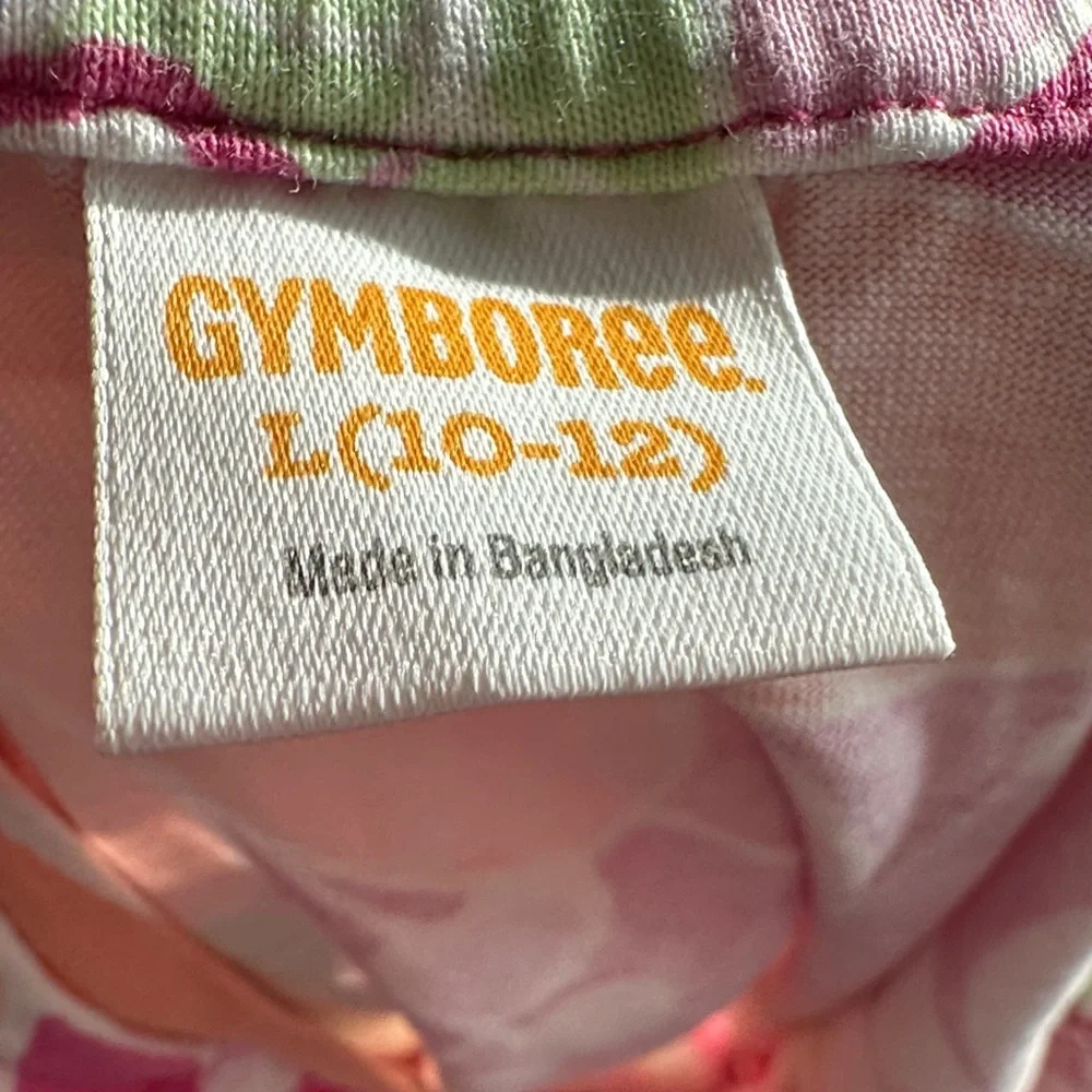 Gymboree Pink and Orange Floral Dress
